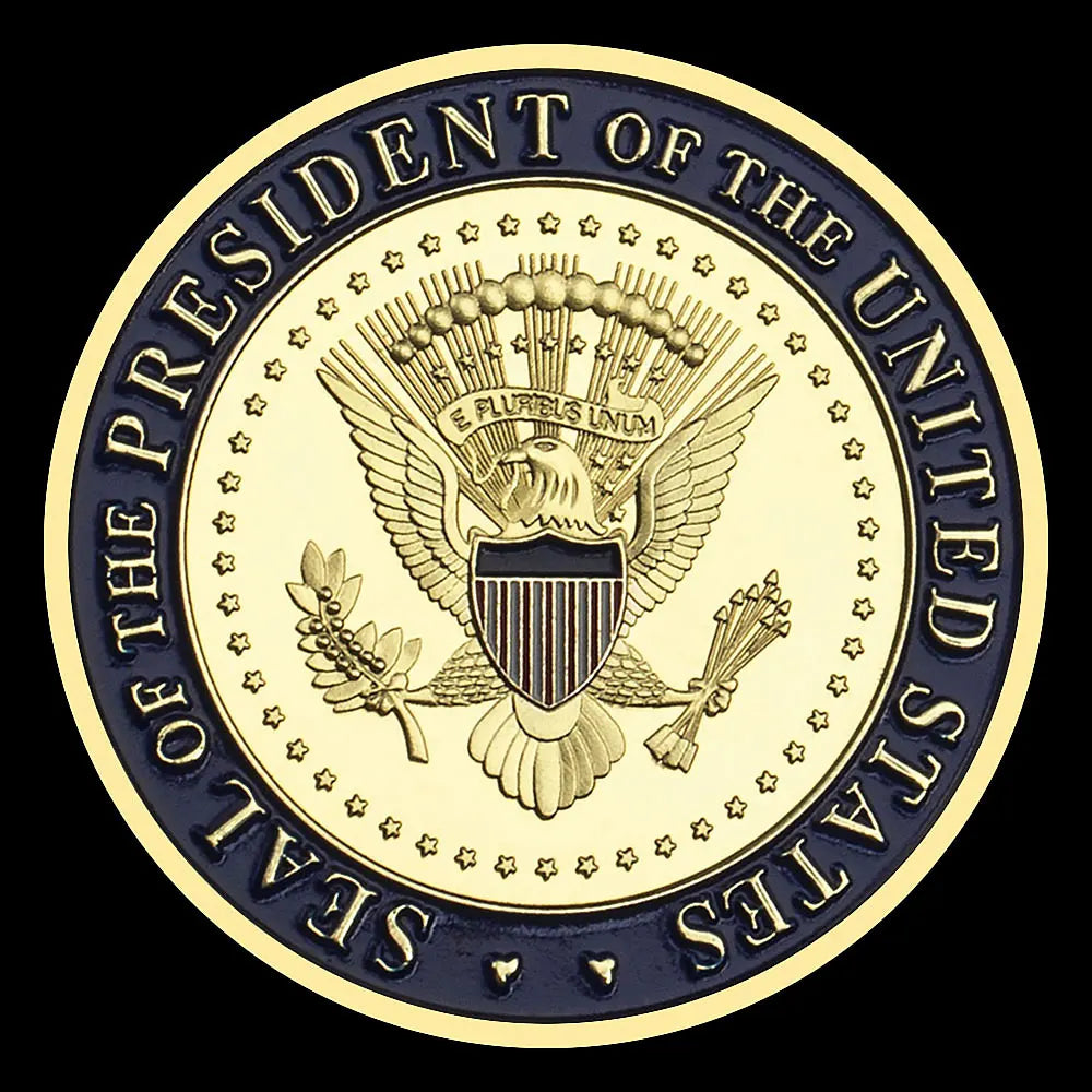 The White House Gold Plated Souvenirs and Gifts Gold Coins