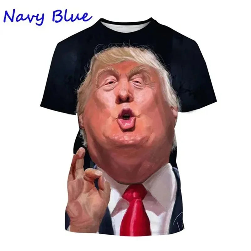 Hot Selling Donald Trump Funny 3D Print T-Shirt