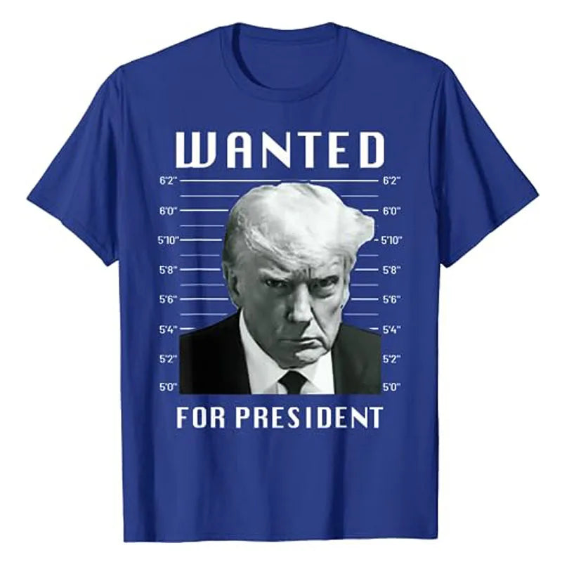 Wanted Donald Trump for President 2024 Election Trump Mug Shot T-Shirt