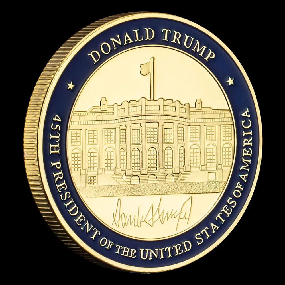 The White House Gold Plated Souvenirs and Gifts Gold Coins