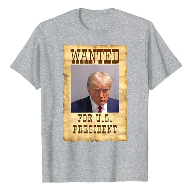 Wanted Donald Trump for President 2024 Election Trump Mug Shot T-Shirt